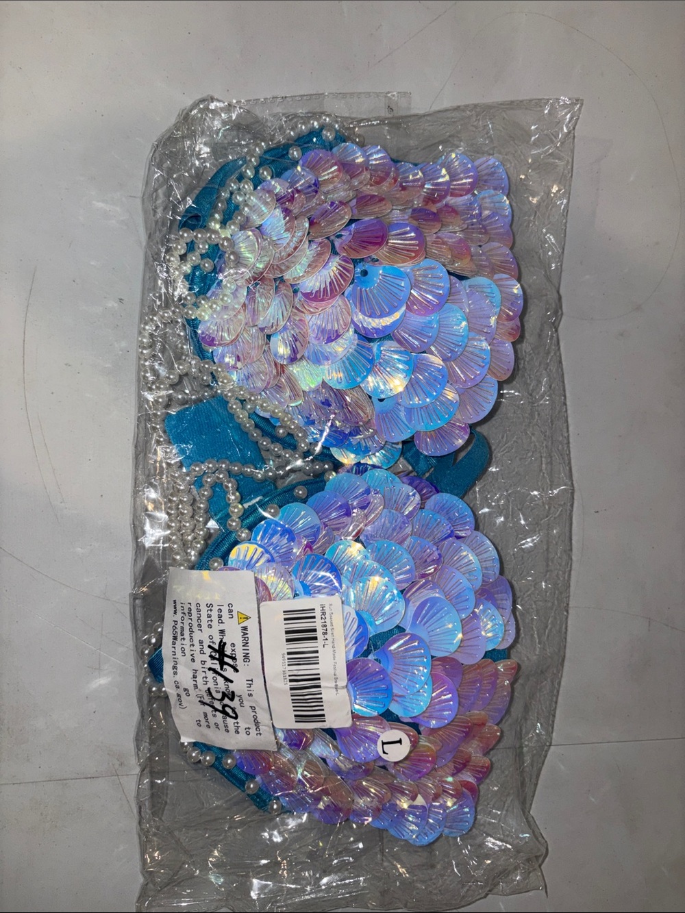 #139 NEW Large seashell Top